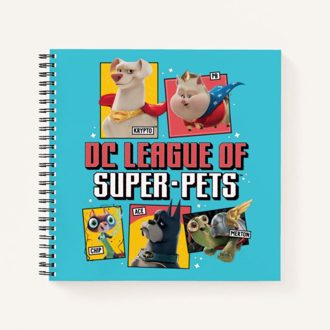 Carnet Panneaux de caractères DC League of Super-Pets (Devant)