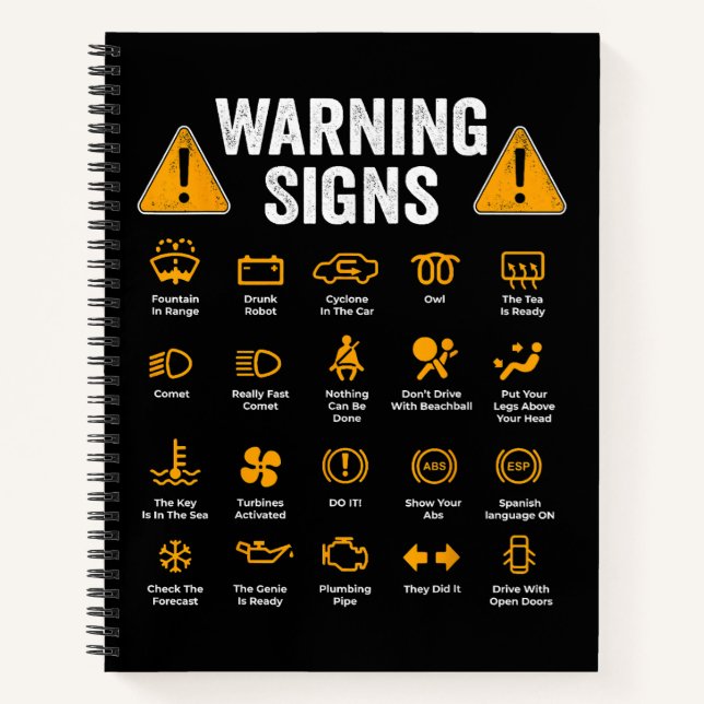 Carnet Panneaux de signalisation drôles de conduite 101 C (Devant)