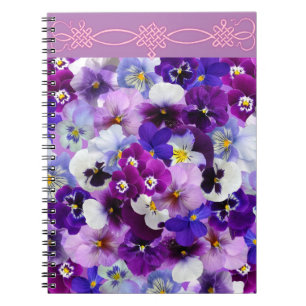 Carnet Pansies glorieuses,