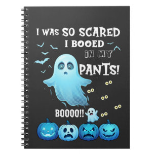 Carnet Pantalon Hué Halloween Fantôme Citrouilles Bleues