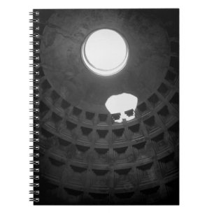 Carnet Panthéon Crâne clair Rome Italie Noir et Blanc