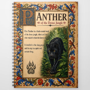 Carnet Panthère, Art du Bestiaire Médiéval