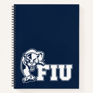 Carnet Panthers de la FIU - Logo blanc