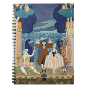 Carnet Pantomime l'étape, illustration pour des 'fêtes