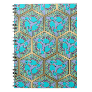 Carnet Paon Mosaica
