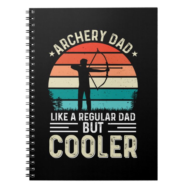 Carnet Papa au tir à l'arc (Devant)