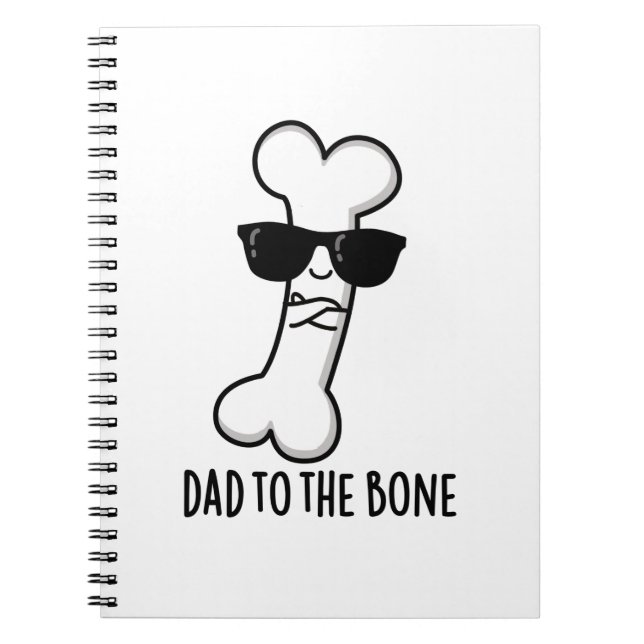 Carnet Papa jusqu'à l'os Pun drôle d'anatomie  (Devant)