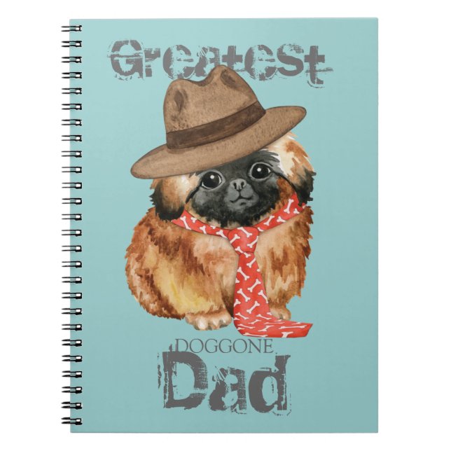 Carnet papa Pekingese (Devant)