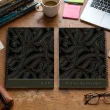 Papeterie à monogramme personnalisé en calligraphi
