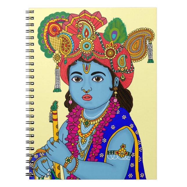 Carnet Papeterie de Krishna enfant (Devant)