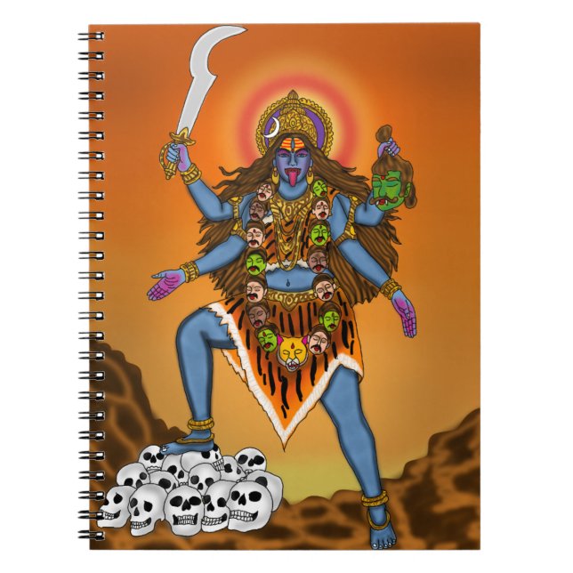 Carnet Papeterie de la déesse Kali (Devant)