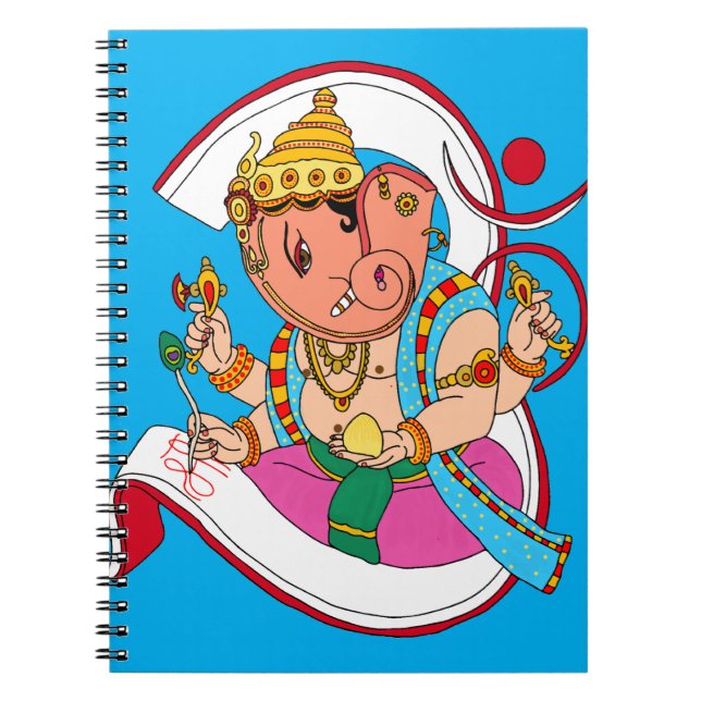 Carnet Papeterie Lord Ganesha (Devant)