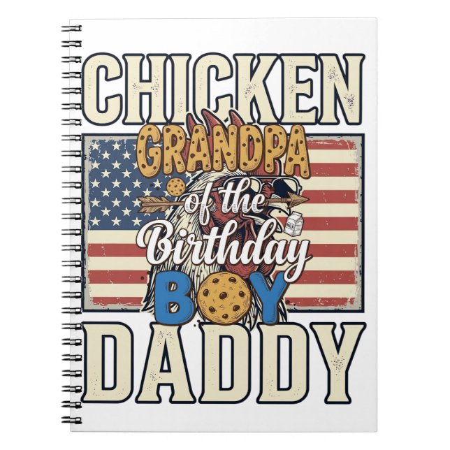 Carnet Papi du gâteau d'anniversaire garçon cookie lait c (Devant)