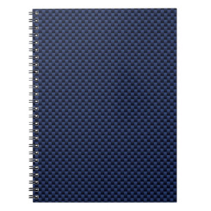 Carnet Papier à fibres de carbone Royal Blue Automotive