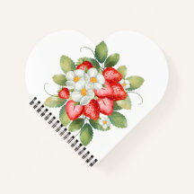 Papier à lettres Fleur de Fraise Stationnaire 