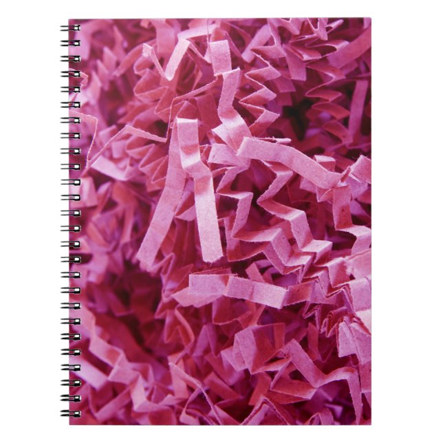 Carnet Papier broyé rose (Devant)