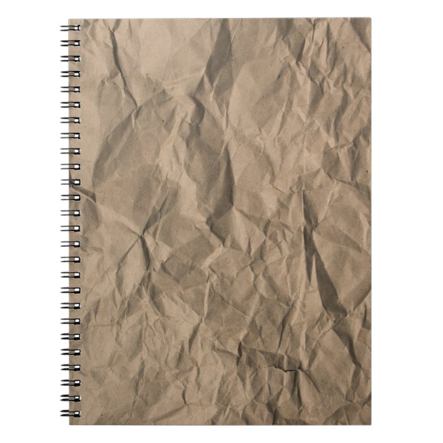 Carnet Papier brut : texture recyclé (Devant)