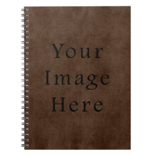 Carnet Papier de parchemin d'Espresso Brown foncé Vintag