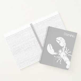 Carnet Papier gris clair et blanc