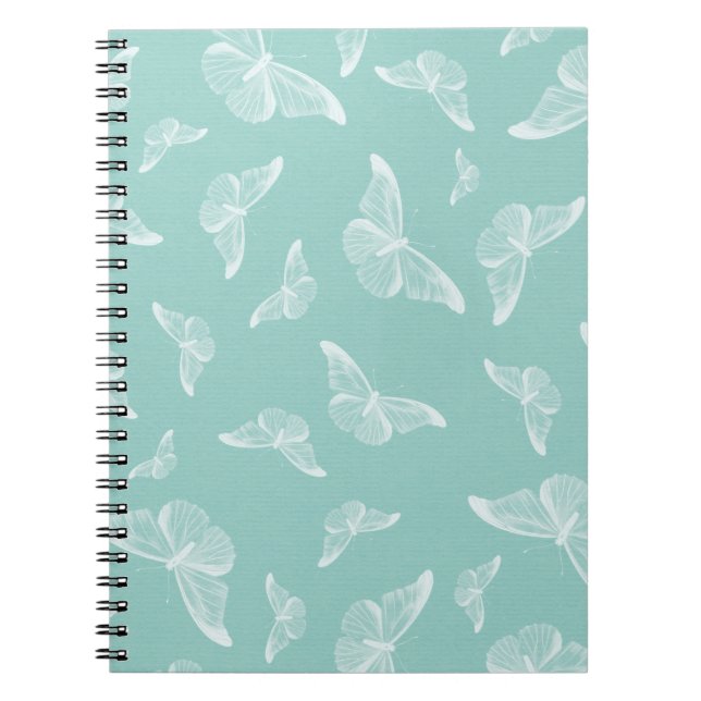 Carnet Papier numérique motif papillon (Devant)
