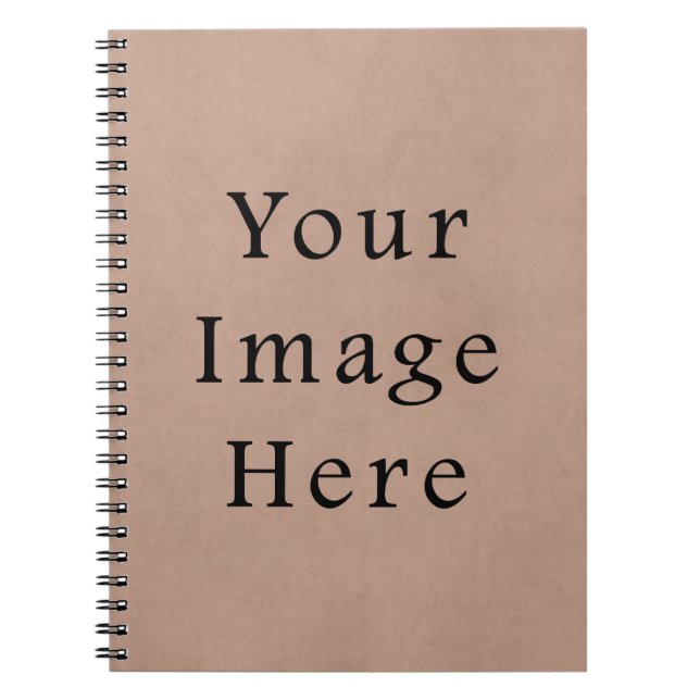 Carnet Papier parcheminé en cuir bronzage de peau de daim (Devant)