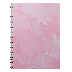 Carnet Papier peint abstrait rose