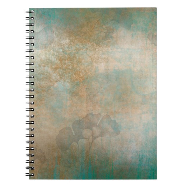Carnet papier peint arrière - plan grunge feuille (Devant)