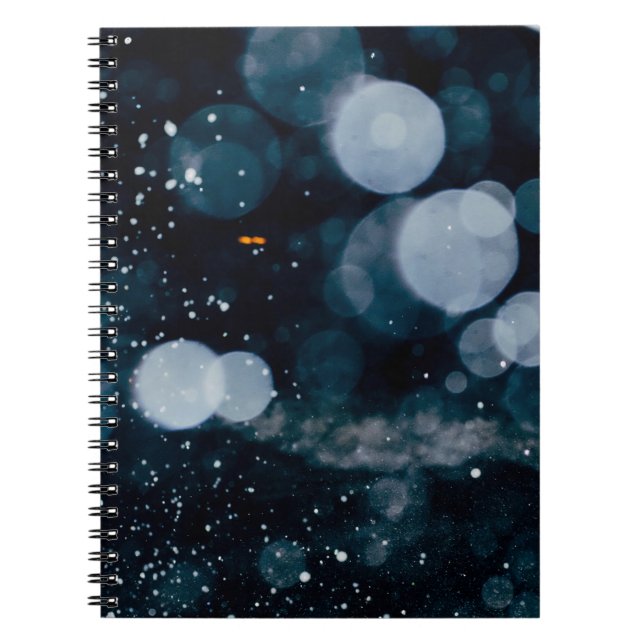 Carnet Papier peint Bokeh, effets (Devant)