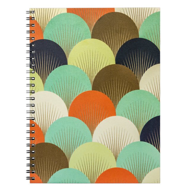Carnet Papier peint coloré : design artistique. (Devant)