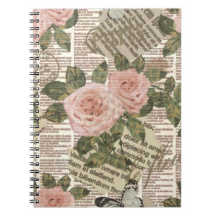 Carnet Papier peint de voyage parisien transparent. journ