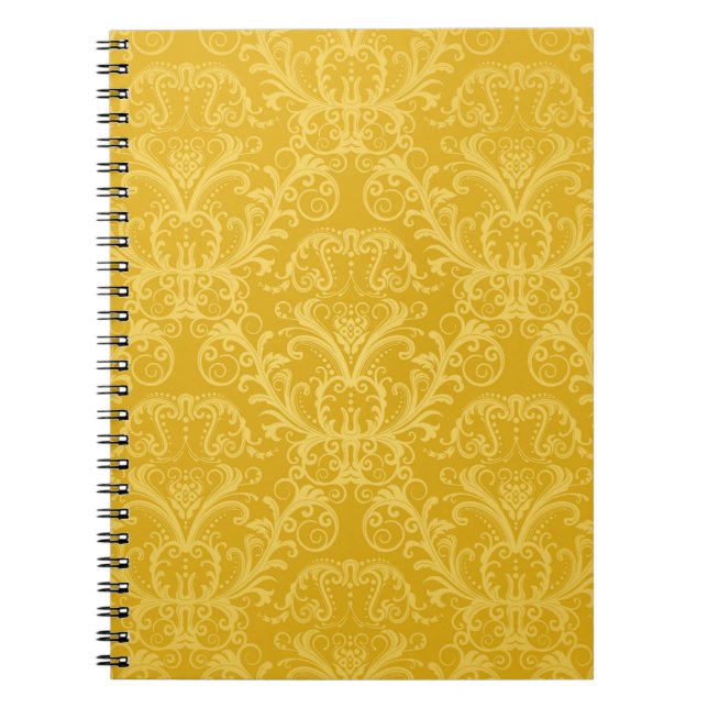 Carnet Papier peint doré de luxe (Devant)