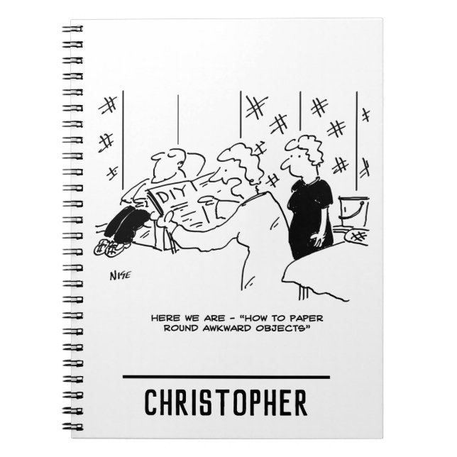Carnet Papier peint et dessin animé de décoration d'intér (Devant)