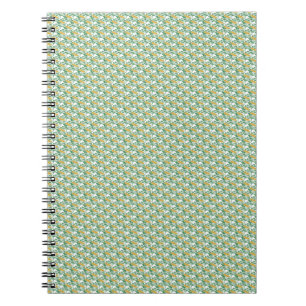 Carnet Papier peint floral Art Nouveau Green Buttcup