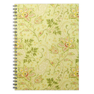 Carnet Papier peint floral classique : Vieille Élégance