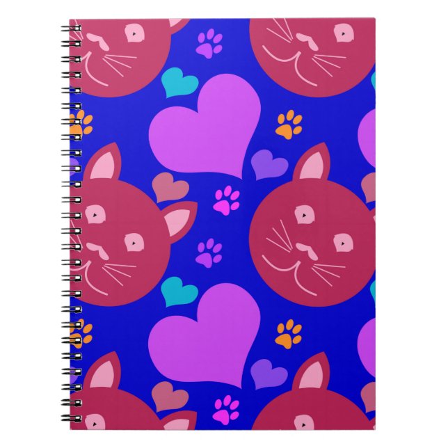 Carnet Papier peint transparent de style dessin avec visa (Devant)