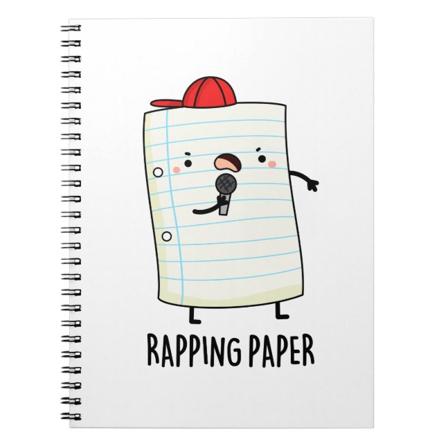 Carnet Papier qui rappe Pun amusant (Devant)