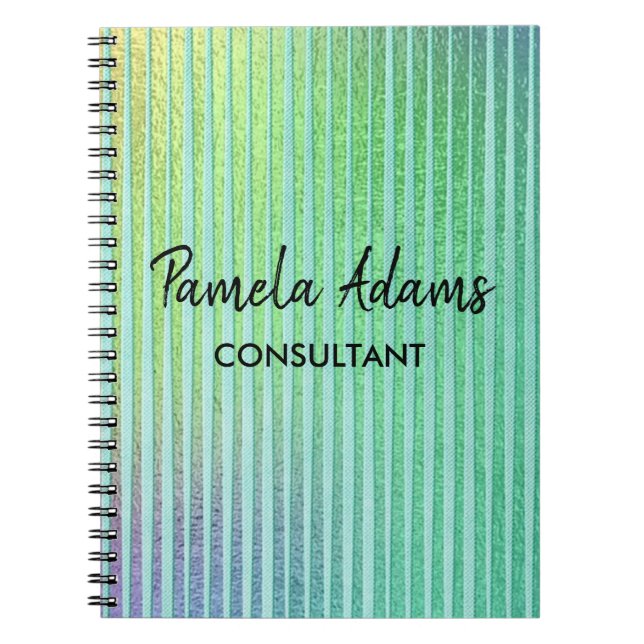 Carnet Papier sombre coloré (Devant)