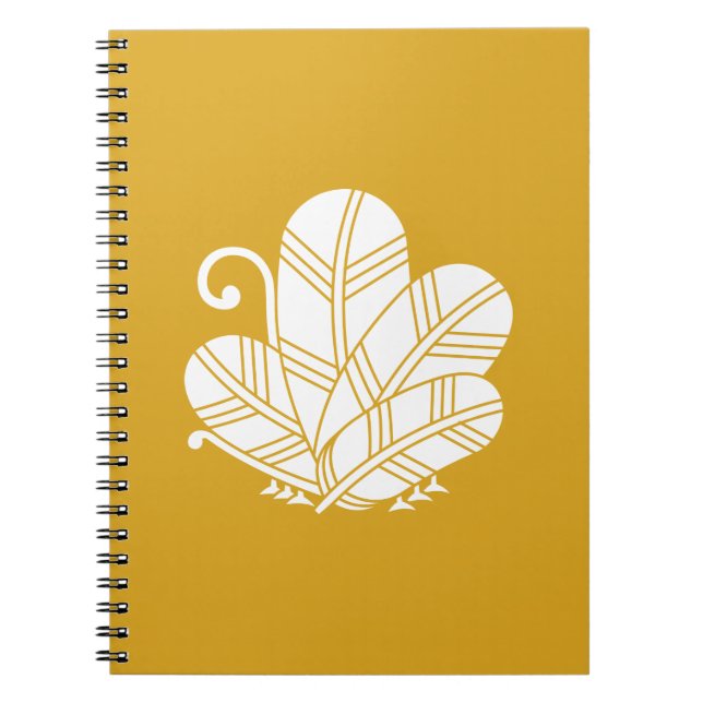 Carnet papillon à plumes de faucon (Devant)