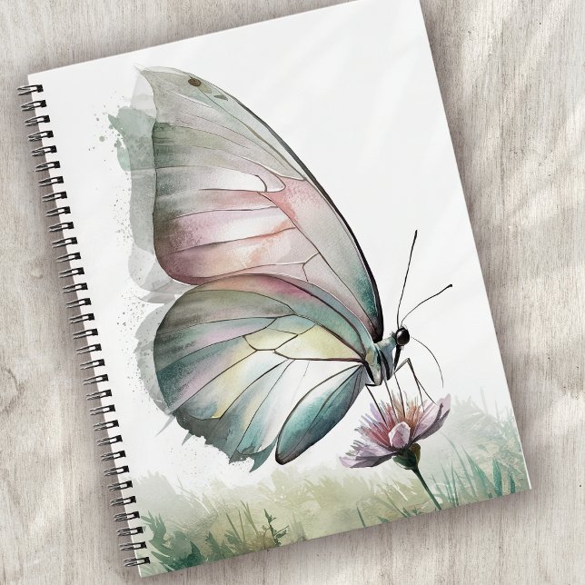 Carnet Papillon Aquarelle Delicate (Créateur téléchargé)