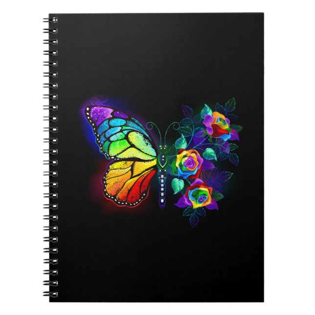 Carnet Papillon arc-en-ciel (Devant)