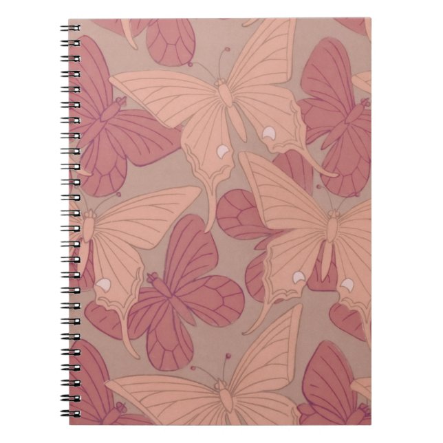 Carnet Papillon Art nouveau (Devant)
