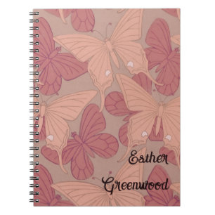 Carnet Papillon Art nouveau