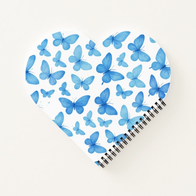 Carnet Papillon bleu (Dos)