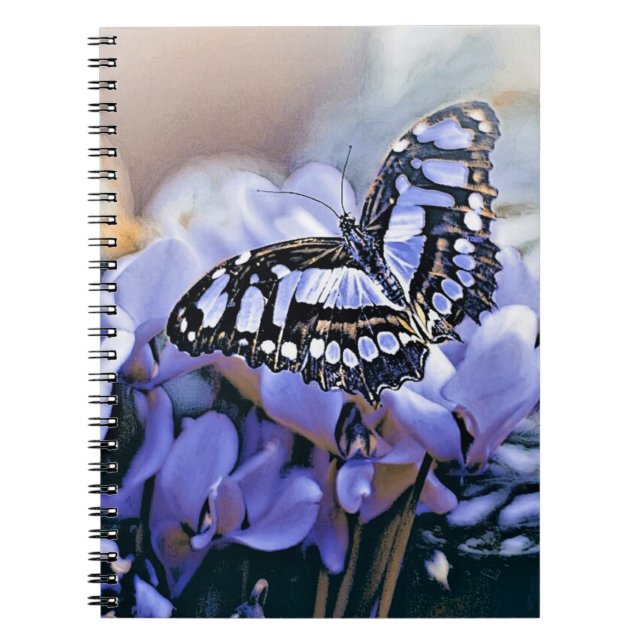 Carnet Papillon bleu (Devant)