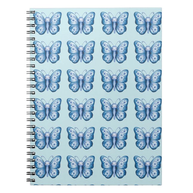 Carnet Papillon bleu (Devant)