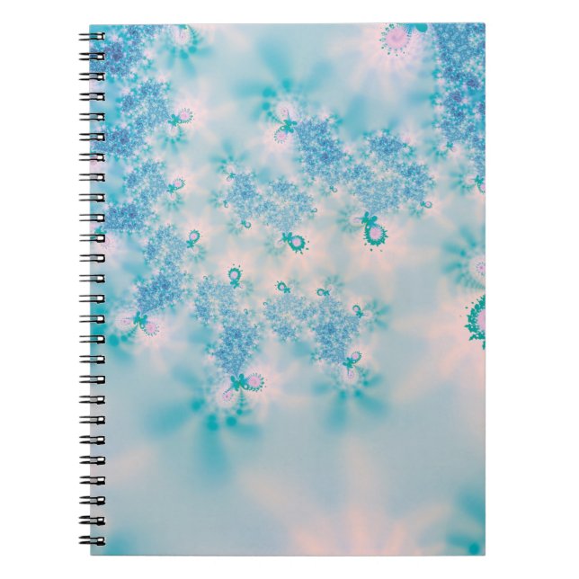 Carnet Papillon d'art de méditation bleu calme (Devant)