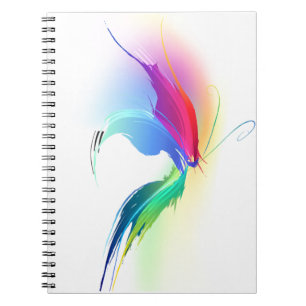 Carnet Papillon de peinture Abstrait
