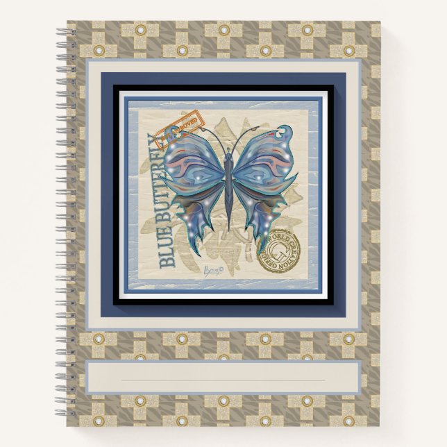 Carnet Papillon du bureau de création G (Devant)