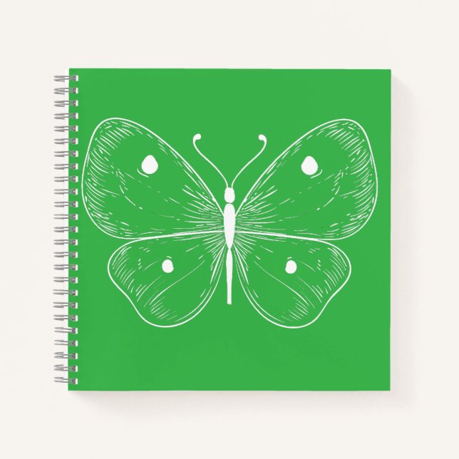 Carnet Papillon du croquis délicat (Devant)