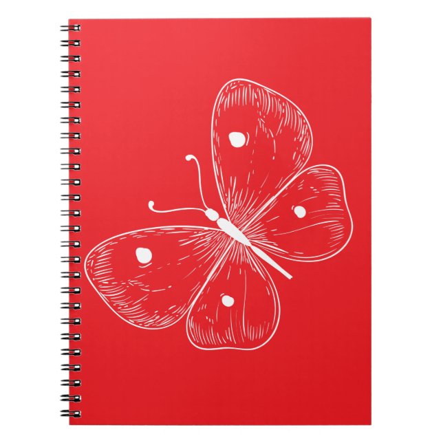 Carnet Papillon du croquis délicat (Devant)